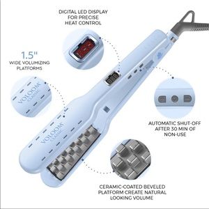 Voloom Volumizing Hot Iron For Flat Thin Hair EUC;Used Once